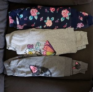 3 toddler girl matching sets